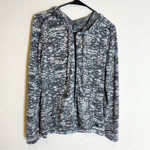 Mountain Hardwear grey heathered long sleeve zip up hoodie jacket small